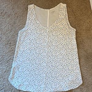 LOFT Outlet  polka dot Tanktop Size Small